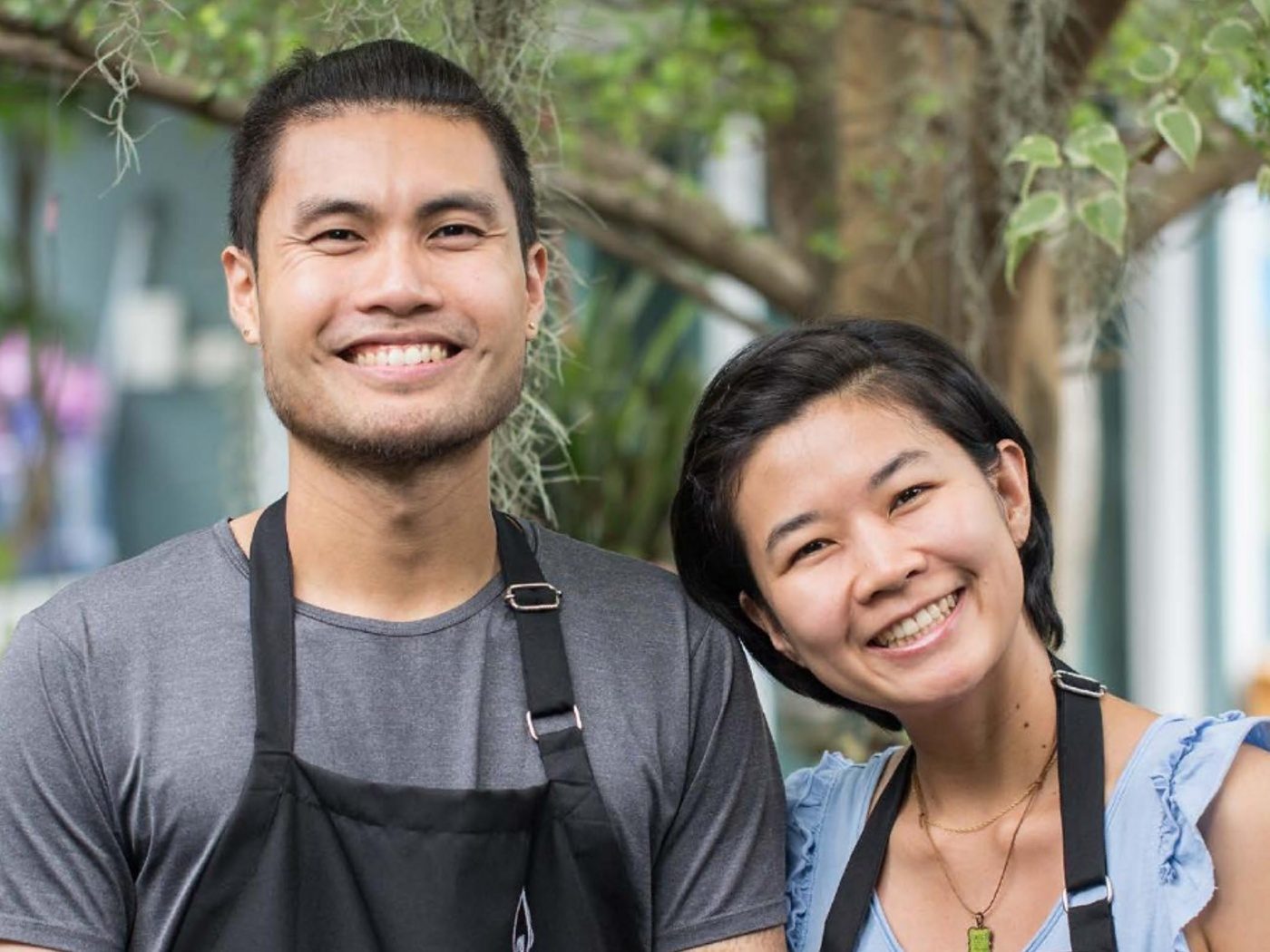 Best and Benji, founders of Samui Health Shop by Lamphu