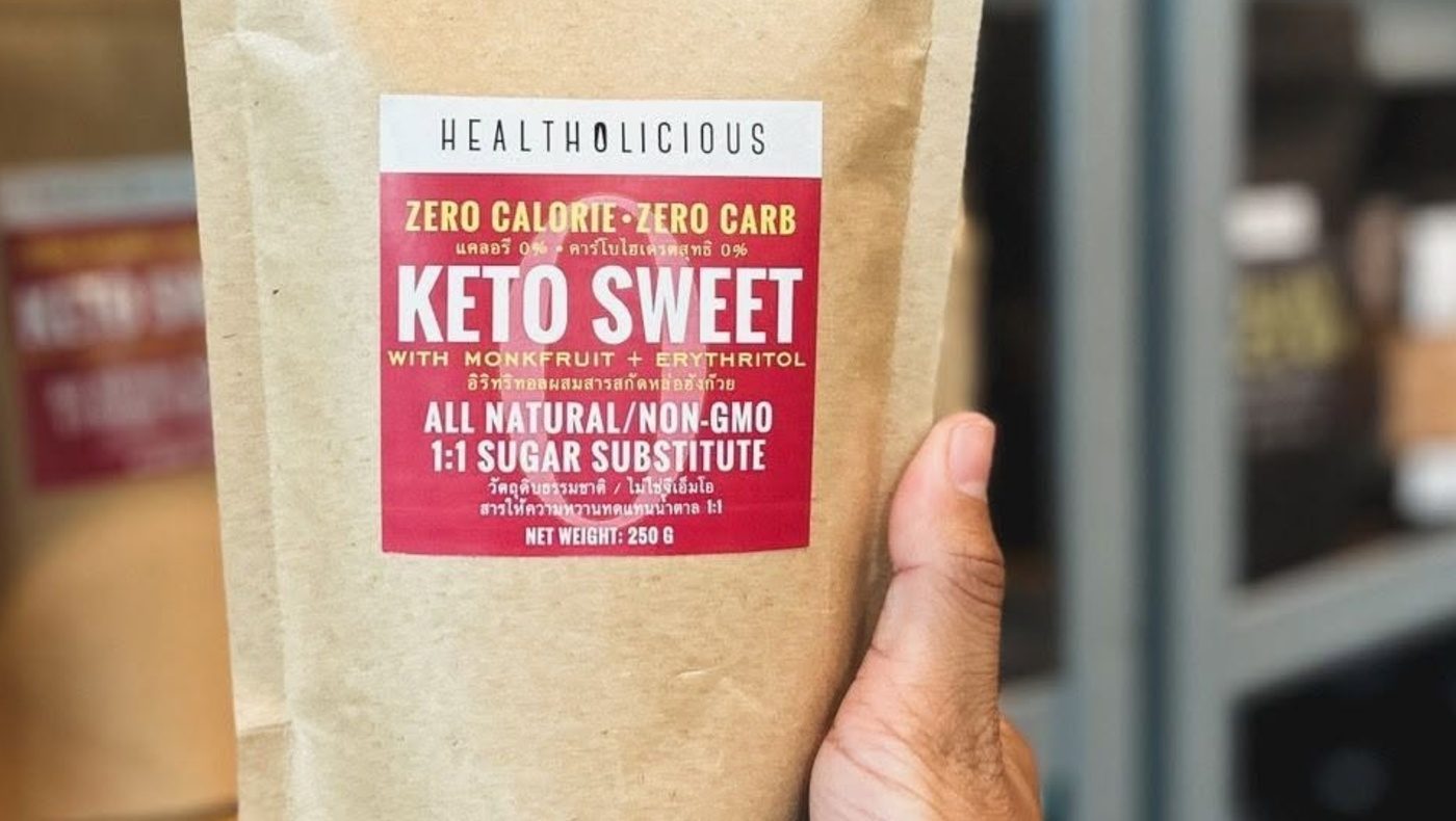 Keto and low-carb products at Samui Health Shop by Lamphu
